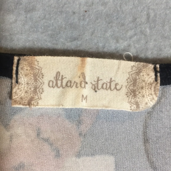 ALTER’D STATE Boho Bohemian Festival Floral Statement Piece Ruffle Bell Sleeves - Picture 15 of 16